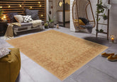 handmade Traditional Kafkaz Beige Brown Hand Knotted RECTANGLE 100% WOOL area rug 9 x 12
